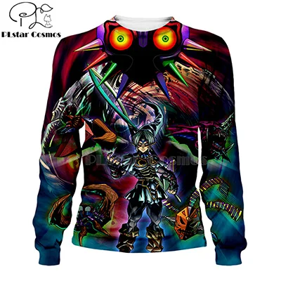 sweatshirt Осень Зима повседневные 3d толстовки/свитшоты с длинным рукавом Легенда о Зельде: дыхание диких ссылку Косплей унисекс-6 - Цвет: sweatshirt
