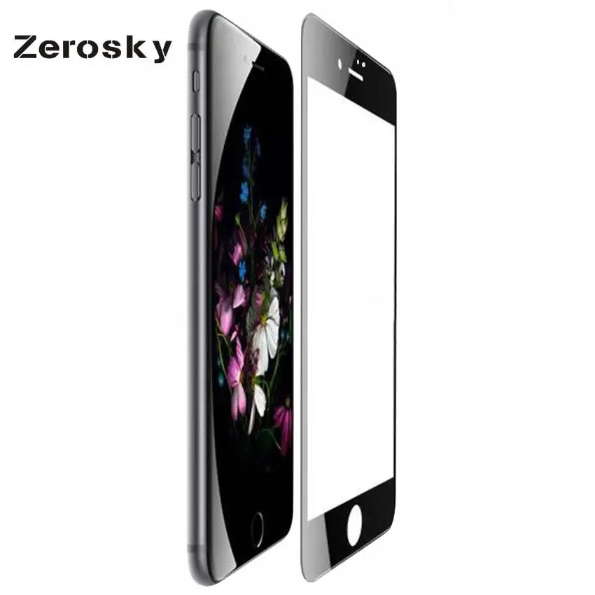 Zerosky 3D изогнутая Защита экрана для iPhone8 7 Plus Edge полное покрытие пленка iPhone 8