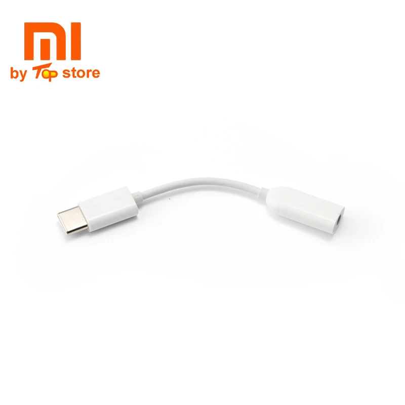 Xiaomi usb type C для аудио конвертер кабель для передачи данных 3,5 мм аудио адаптер для наушников для aux Android телефонов MI6/8/9/note3/mix2 - Цвет: white