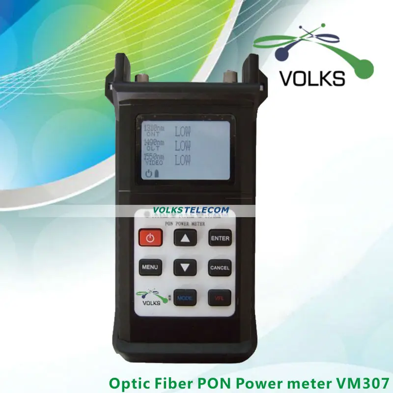 Волоконно оптический PON измеритель мощности VM307 Бесплатная доставка|pon power meter|fiber