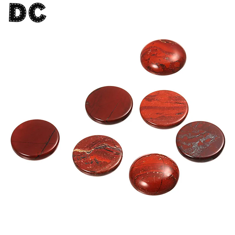 20pcs/lot Flat back Red Stone Cabochon Dome Beads 6/8/10/12/14/16/18/mm fit DIY Jewelry Setting Making Findings Accessories | Украшения и
