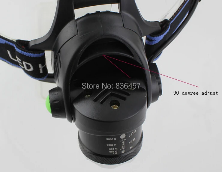 2000 люмен водонепроницаемый CREE XML T6 увеличить из светодиодов головного света фар