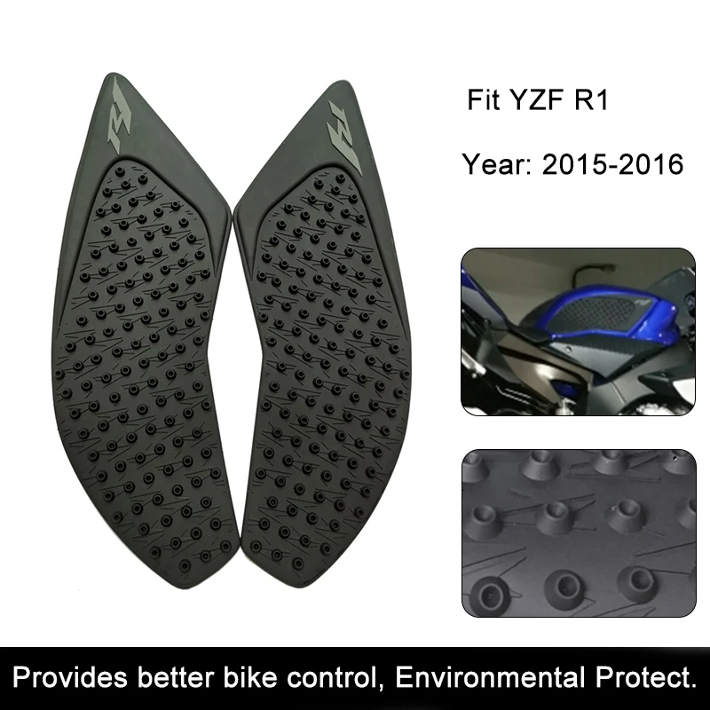 Противоскользящие прокладки для бака мотоцикла Yamaha YZF R1 2015 2016 3M|tank pad|knee griptraction pad |