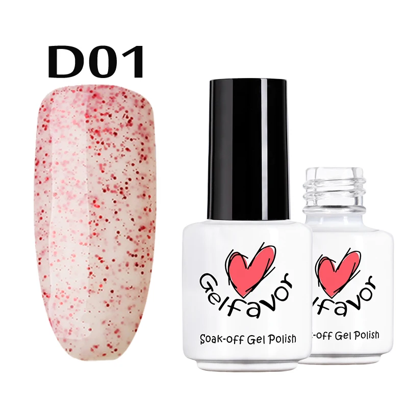Gelfavor pretty candy color Series 7 пилка для ногтей No.01-24 Цветной Гель-лак УФ светодиодный лак