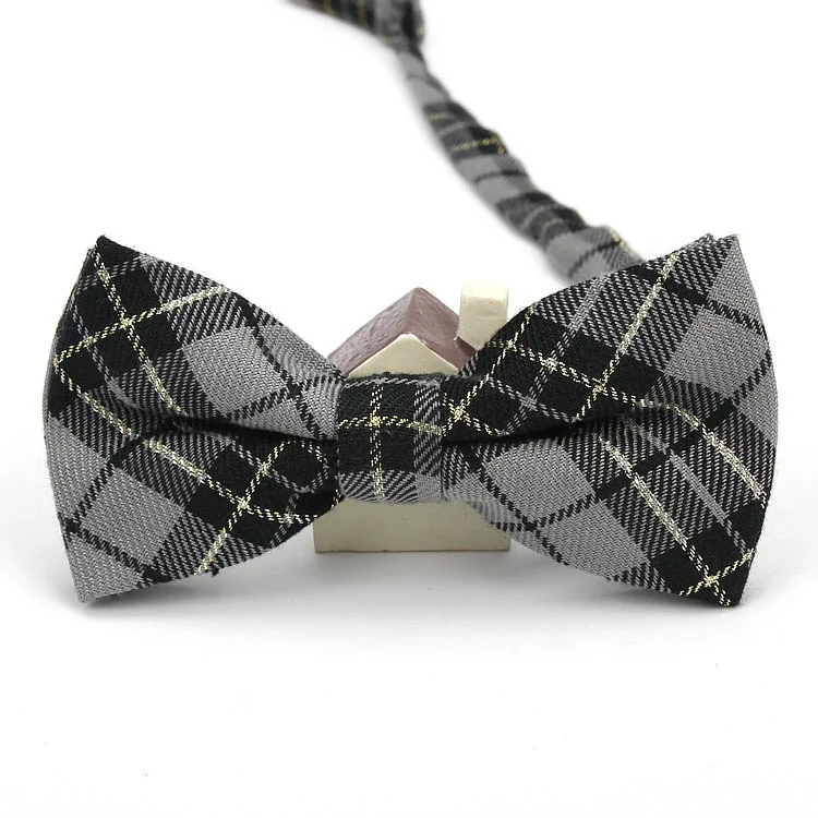 Модные Классические свадебные деловые праздничное хлопковое Tartan галстуки