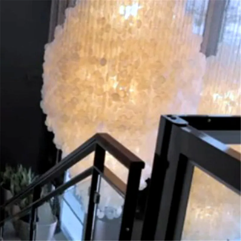 Современные Люстры с белым корпусом потолочные светильники для гостиной люстры