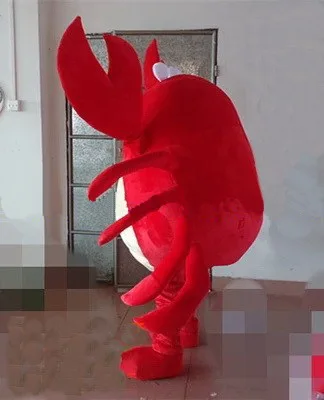 Red Crab Mascot Costumes Unisex Cartoon Apparel Cosplay Custom Made Adult Size | Тематическая одежда и униформа