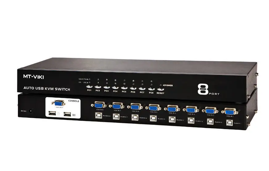 Автоматический коммутатор KVM USB 2 0 с 8 портами синхронный режим кнопка доступа или
