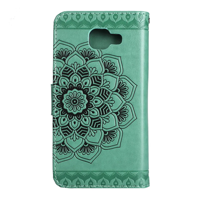 Роскошный цветок кожа флип Fundas бренд Чехол для Coque Samsung Galaxy A3 A310 sm-a310f A5 A510 sm-a510f крышка чехол