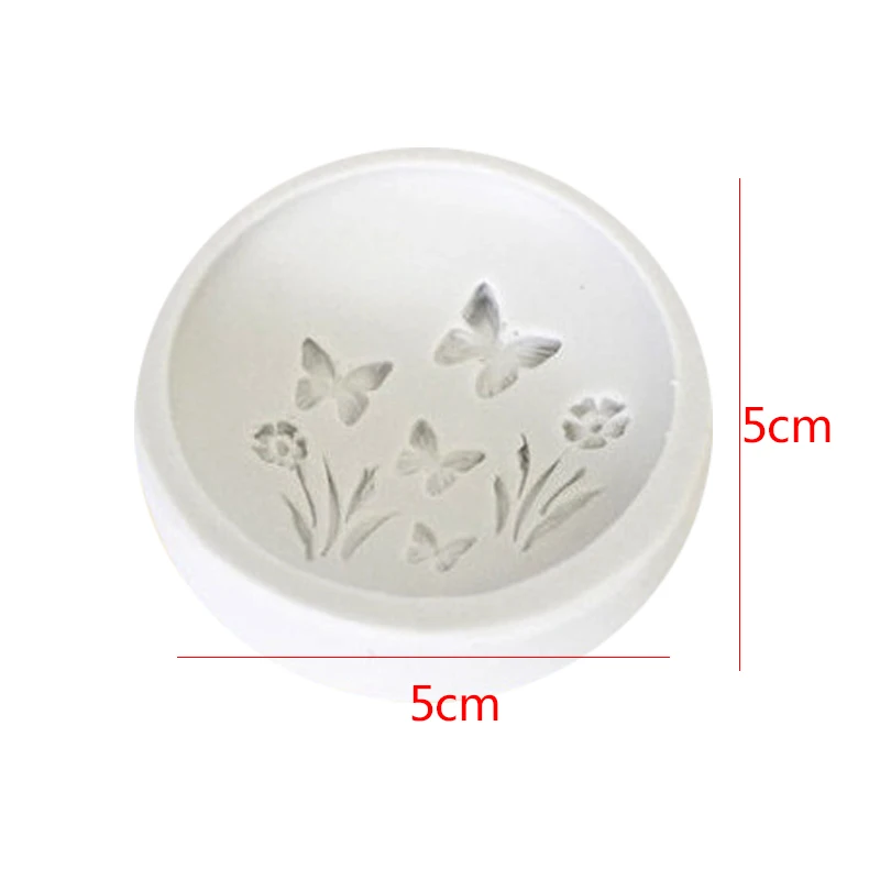 Бабочка Трава 3D силиконовый цветок помадка плесень Кекс сделай сам лучшие