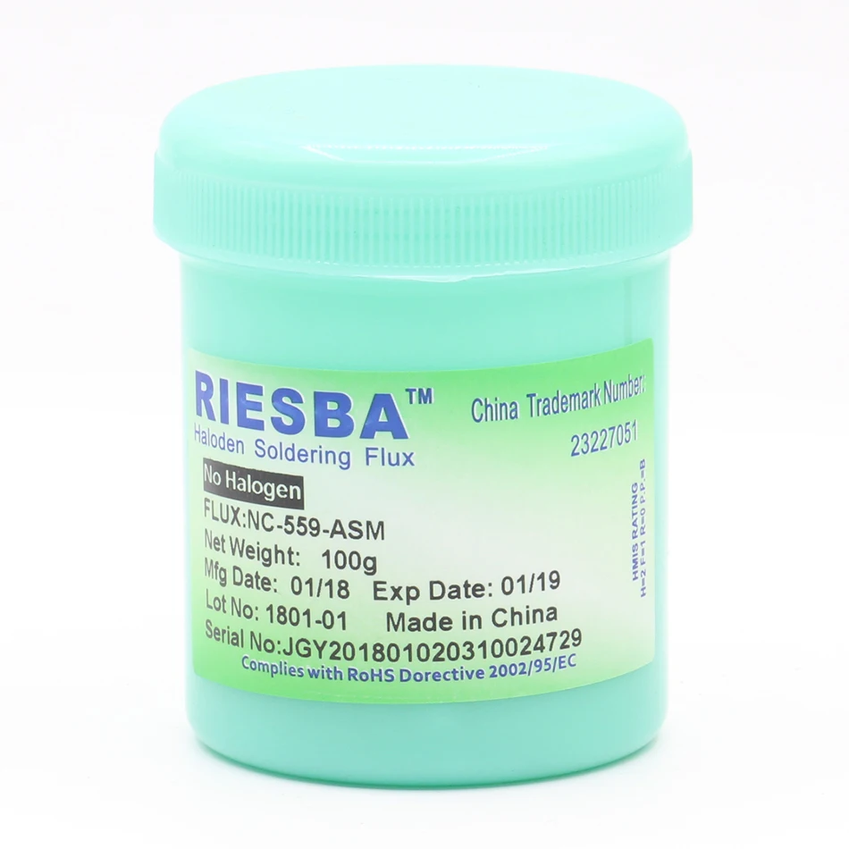 Riesba NC-559-ASM флюсовая паста Бессвинцовая паяльная паста припой флюс 100 г