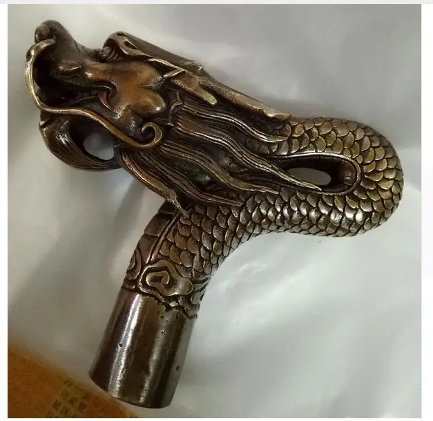 Статуэтка бронзового дракона из чистой меди Превосходная коллекция винтажная