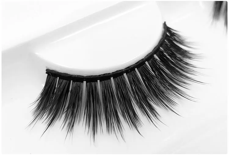 

1 Pair Fashion Dense Eyelashes 3D Handmade Long Black Natural Pretty False Eyelashes Extension Makeup Tools