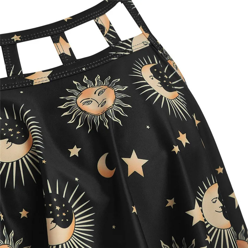 Новинка лета 2019 женские лунное бикини с солнцезащитными звездами