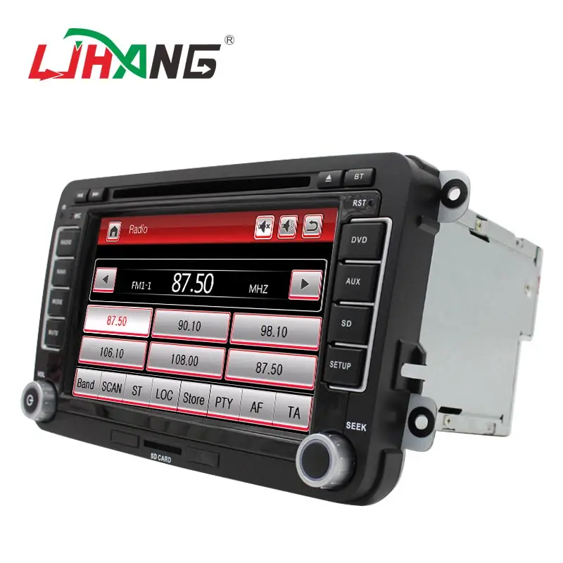 LJHANG автомобильный dvd плеер для VW Passat B6 Jetta T5 Tiguan Octavia Fabia SEAT Leon GOLF multimedia 2 Din