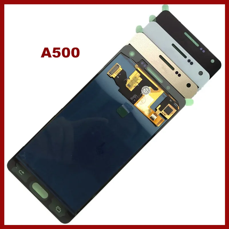 Для SAMSUNG Galaxy A5 Дисплей A500FU A500 A500F A500H кодирующий преобразователь сенсорного экрана в сборе для A5 A500 ЖК-дисплей Замена
