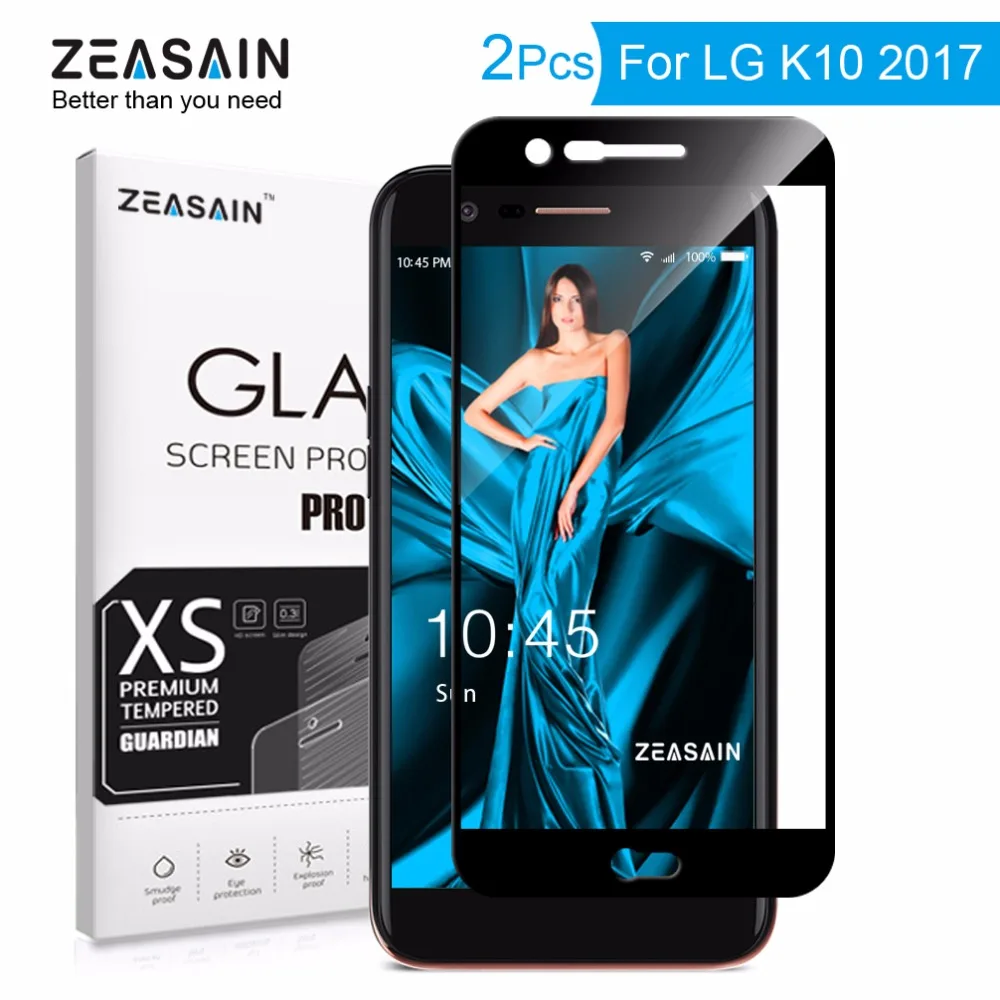 

2 шт./упаковка, закаленное стекло для LG K10 2017 M250N M250 LV5 X400