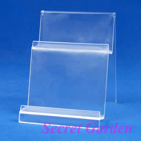 

4 Frosted Wallet Display Stand Holder 2 Tiers TVQ-LJWS-12