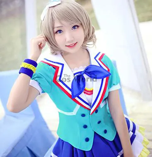 Прекрасно! Солнечный свет! Косплей-костюмы Aqours разноцветный костюм для косплея |