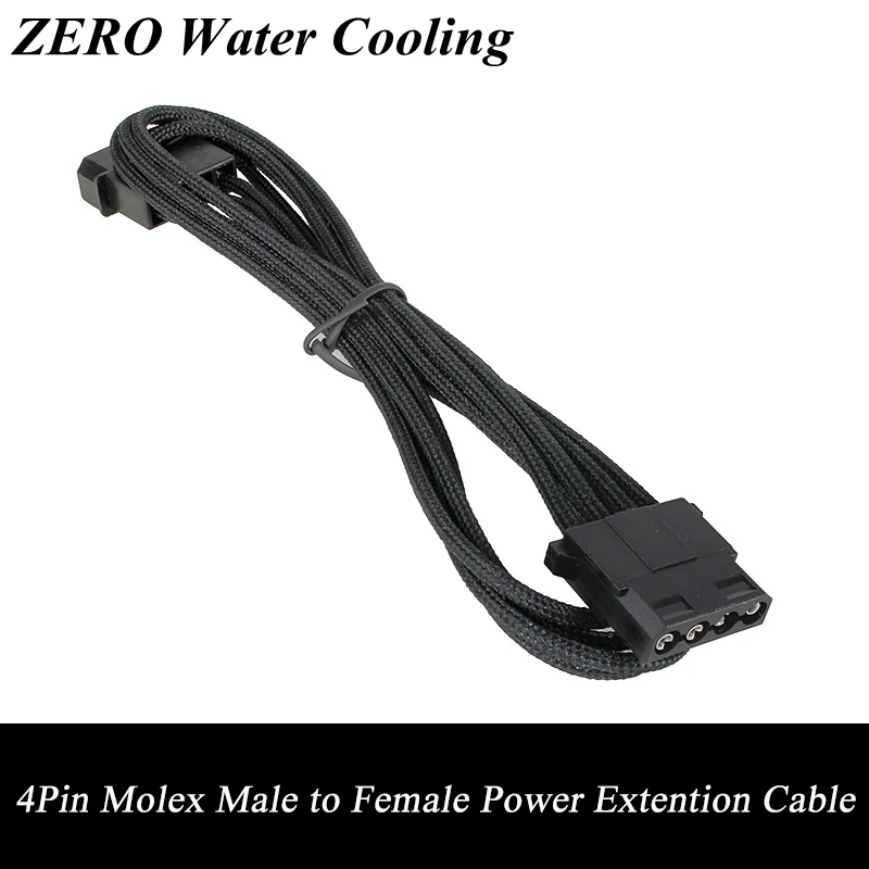 Высококачественный 4 контактный Удлинительный кабель Molex с красными рукавами 30