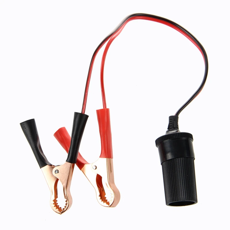 12V пробки прикуривателя кабель-удлинитель для Батарея зажим с гнездом |