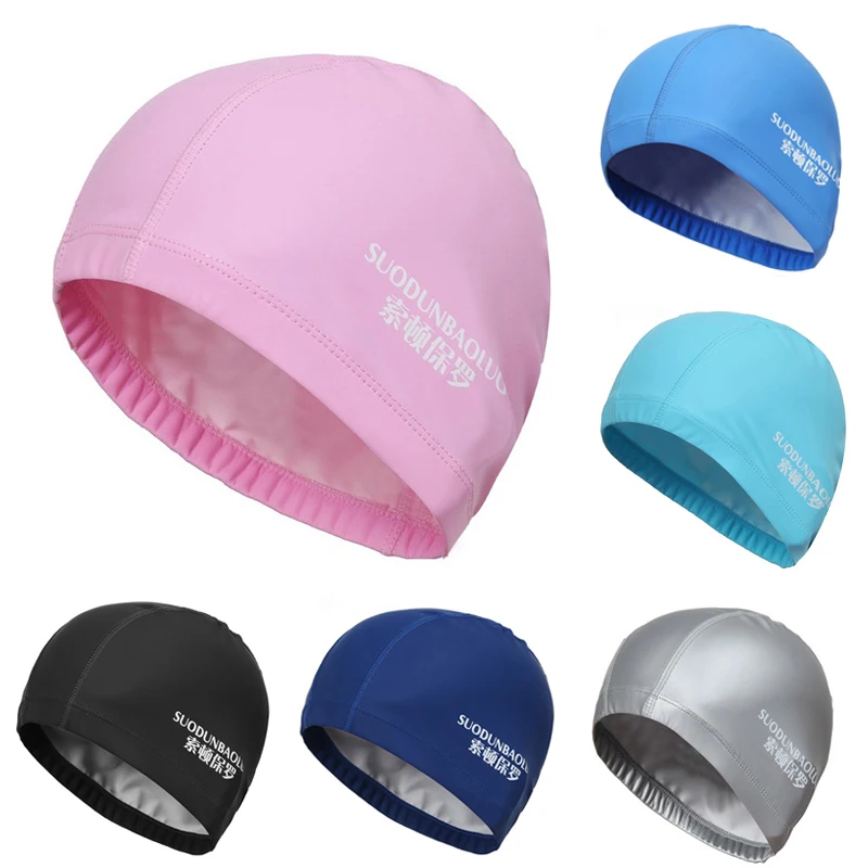Женские шапки для плавания защищающие уши длинные волосы Спортивная шляпа