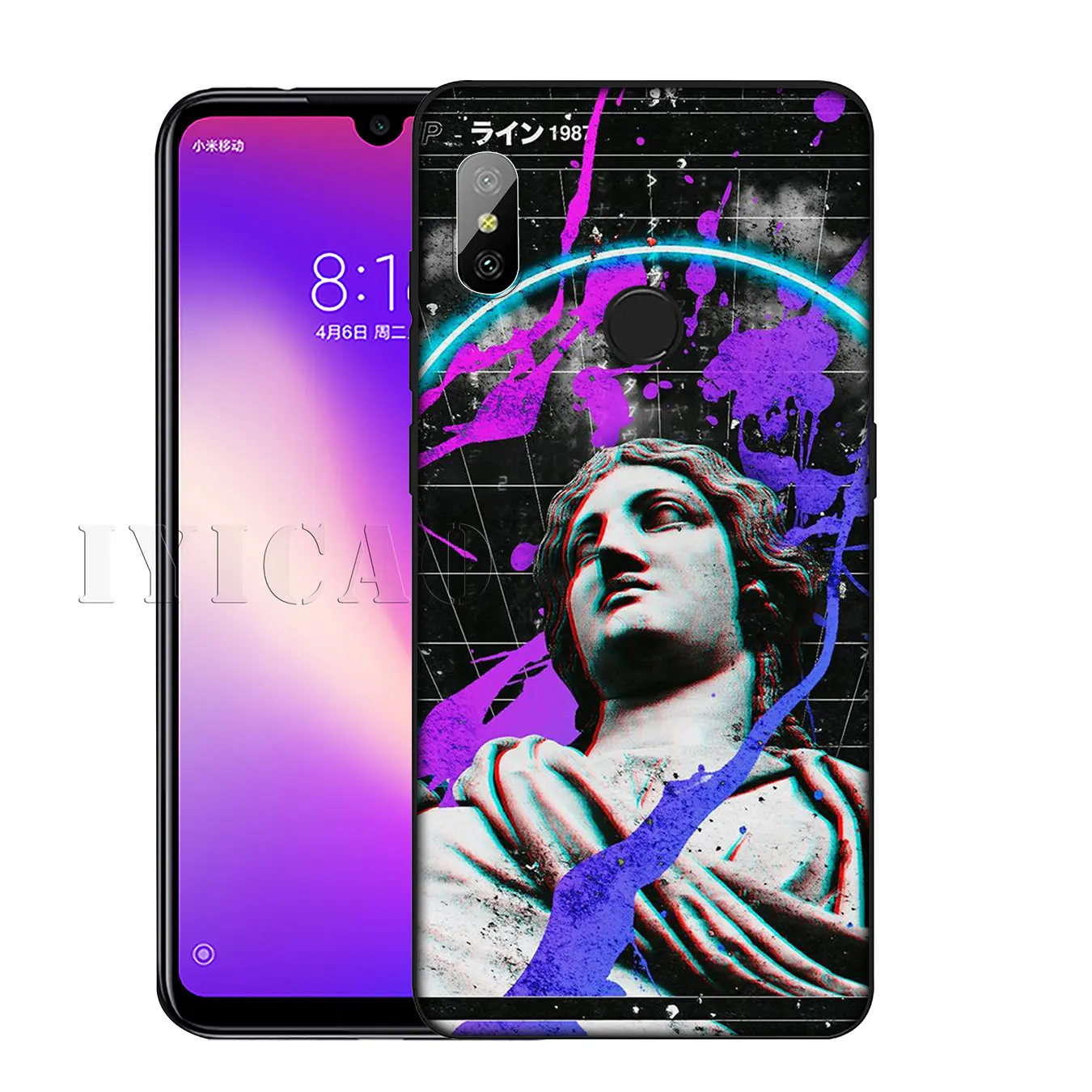 IYICAO LEWD Sad японский аниме Эстетическая статуя мягкий чехол для Xiaomi Redmi K20 8A 7A 6A 5A S2 4X