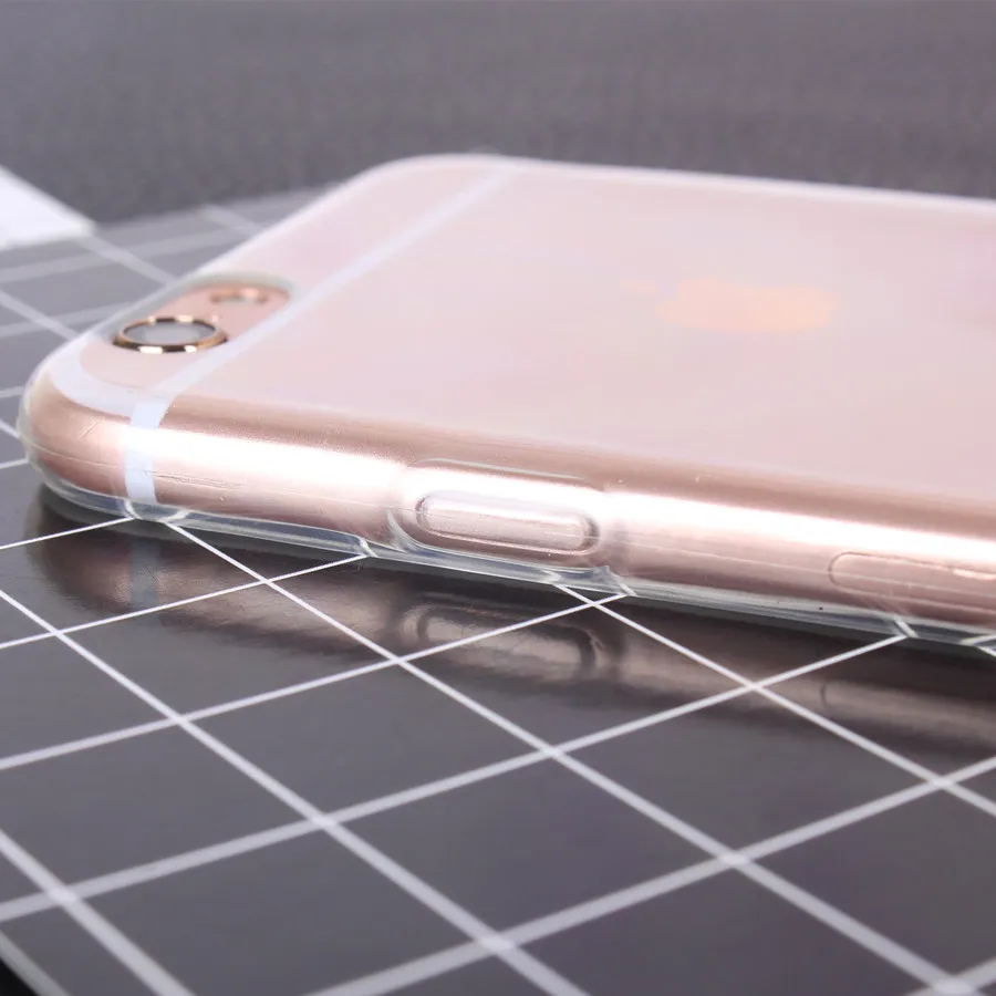 Плюс Чехол для Iphone 8 Plus роскошный женщин девушек мягкий прозрачный чехол 5 5S 6 6S 7