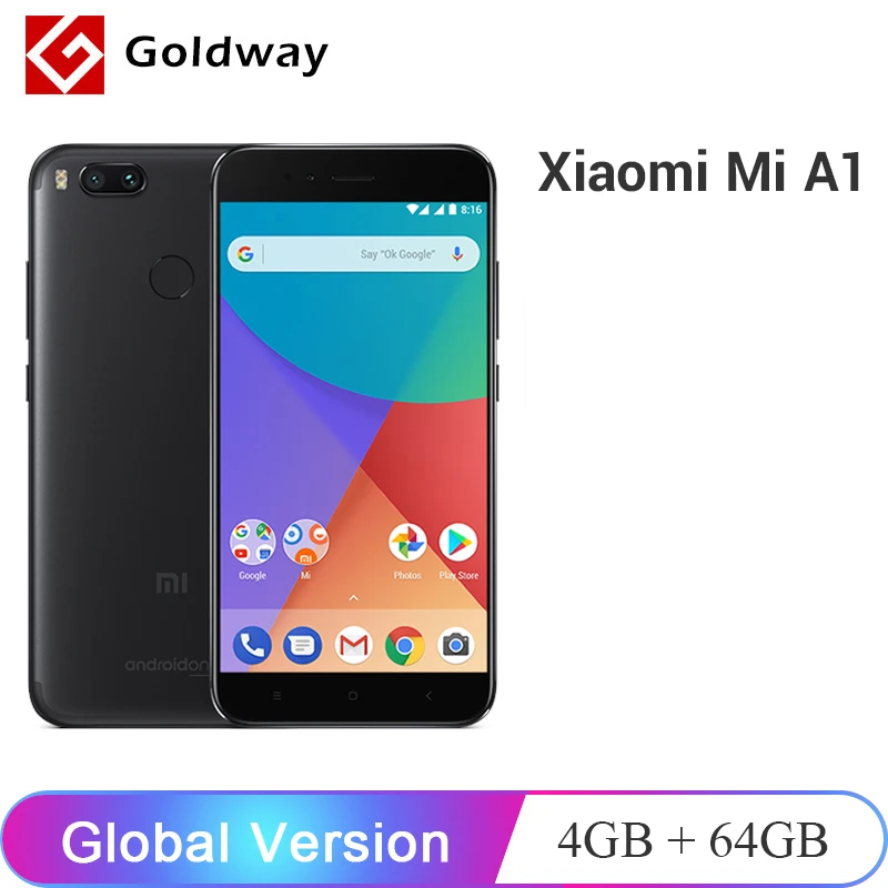 Глобальная версия Xiaomi mi A1 мобильный телефон 4 ГБ ОЗУ 64 Гб ПЗУ Snapdragon 625 - Фото №1