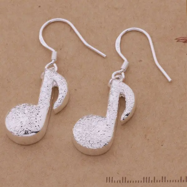 AE253 популярные серьги из стерлингового серебра модные ювелирные изделия note /ceaakvha