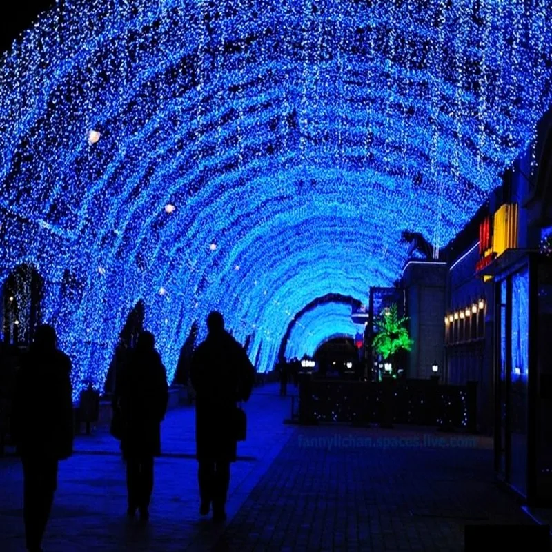 50 м 400 светодиодов светодиодные гирлянды сказочные праздничные Уличные