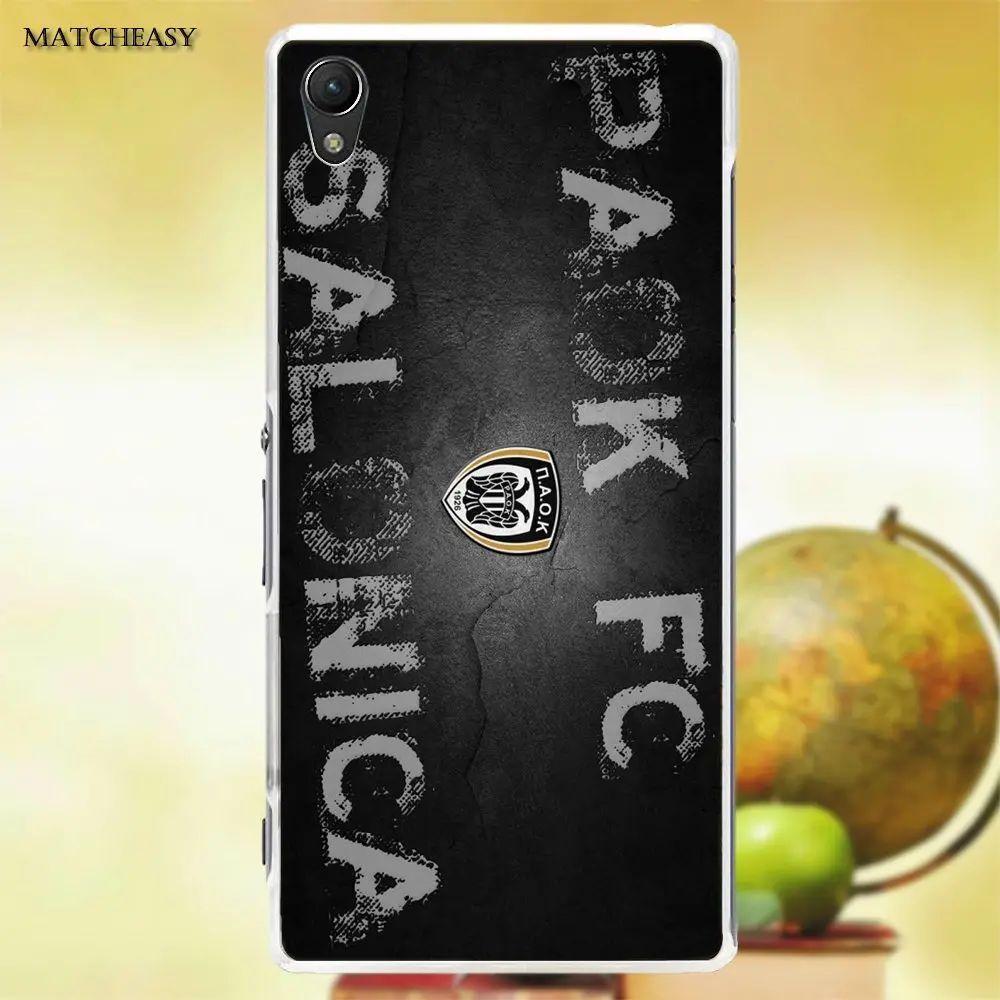 Oedmeb Paok Fc Салоники для Sony Xperia Z Z1 Z2 Z3 Z4 Z5 compact Mini M2 M4 M5 T3 E3 XA мягкий