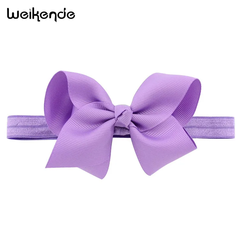 DIY 1Pcs 4&quot New Kids Big Bow Headband Handmade Boutique Elastic Hairband Headwear children kid Girls Hair Accessories Daily Life | Детская