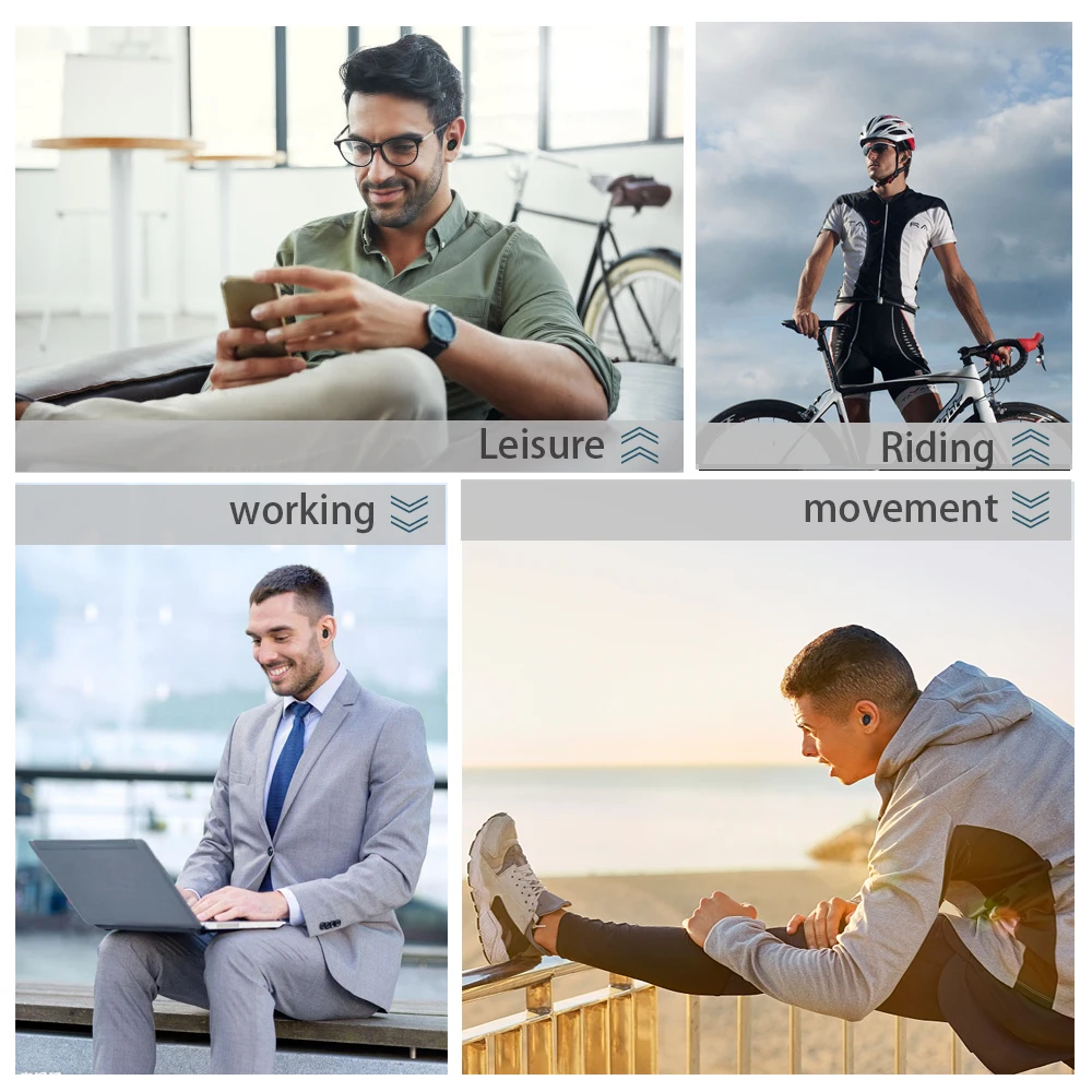 TWS стереонаушники R25 с поддержкой Bluetooth 6000 и зарядным футляром на мА · ч|Наушники