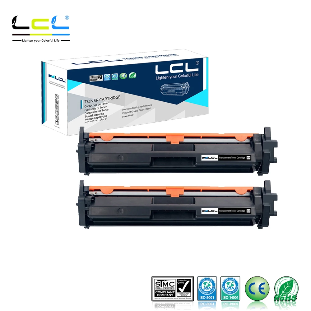 LCL 17A CF217A With Chip (2-Pack Black) Toner Cartridge Compatible for HP  MFP M130A M130NW 130W 130FN M102A M102w 130FN M102A