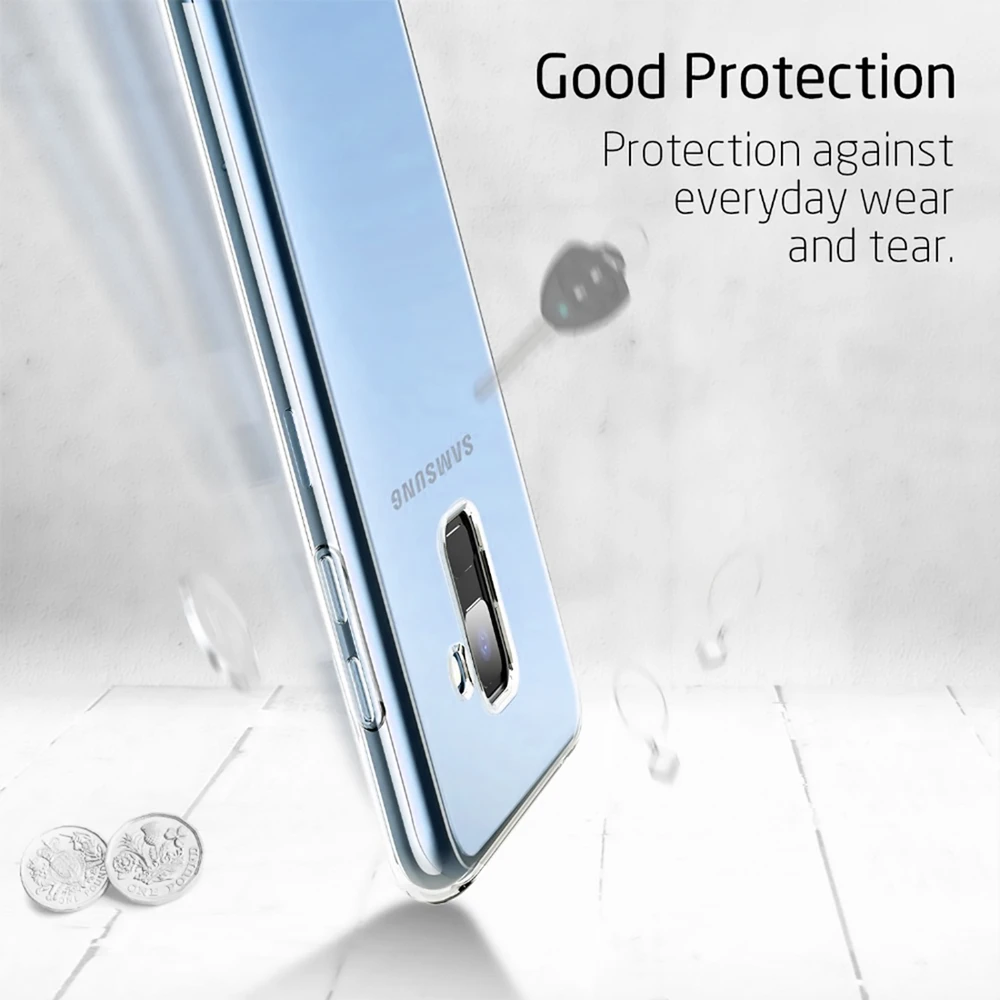 Soft TPU Phone Case For Samsung Galaxy S8 S9 Plus S10 S7 Edge Note 8 9 J4 J6 2018 S10E M10 M20 M30 Clear Ultra Slim Cover |