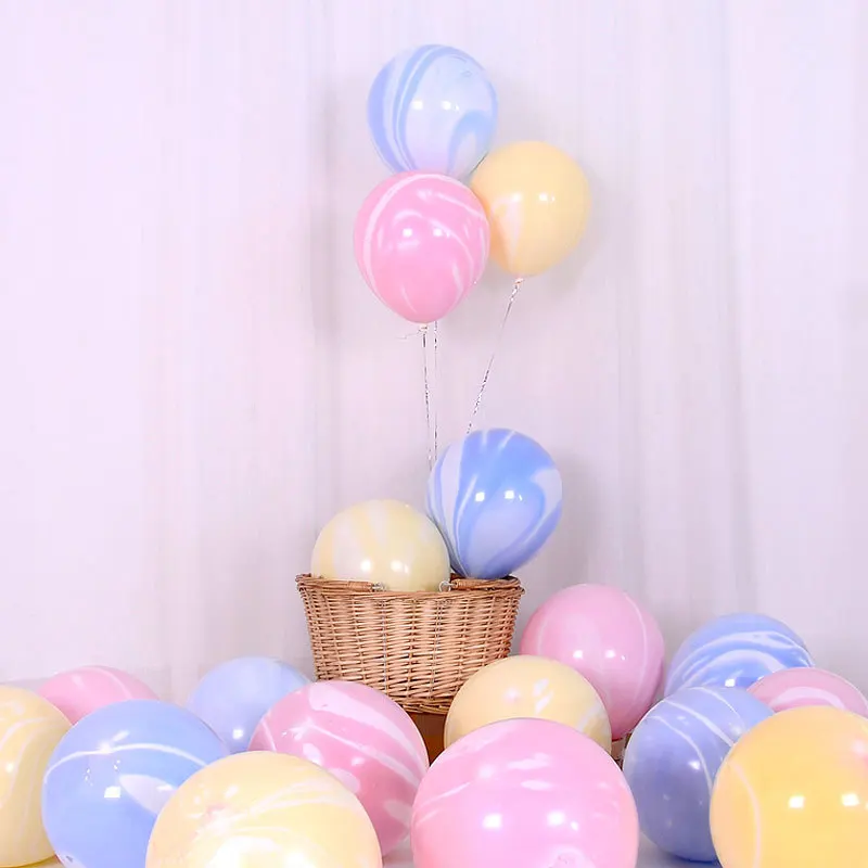 Волшебные эльфы 5 шт. 12 дюймов макароны рисунка агата латексные воздушные шары на