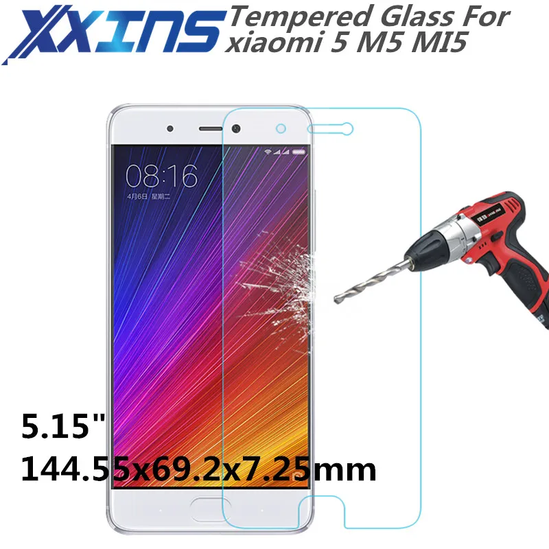 Закаленное стекло для xiaomi 5 M5 MI5 Защитная пленка экрана 15 дюймов смартфона