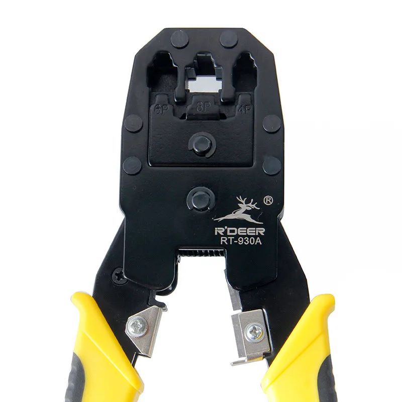 RDEER сетевые плоскогубцы обжимной инструмент RJ45 + нож для зачистки проводов 3 Purpose