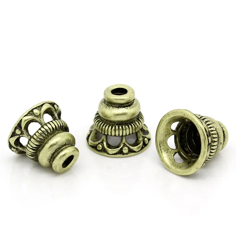 Модные украшения пустотелые торцевые колпачки в форме башня для изготовления