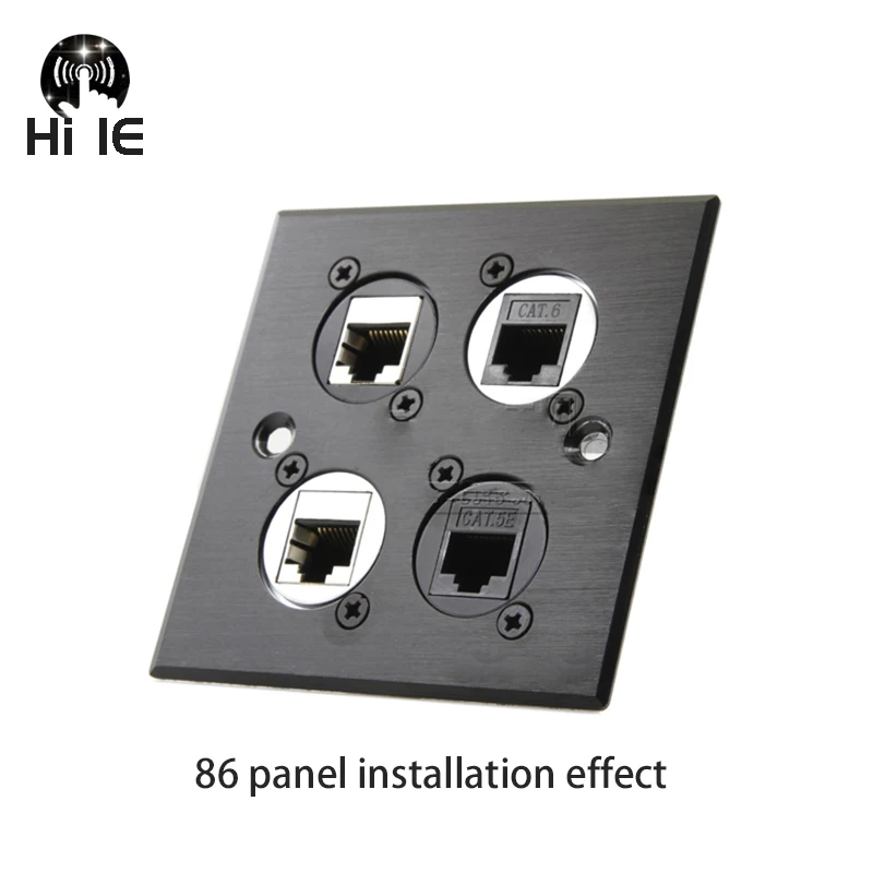 RJ45 Coupler Ethernet D-type Socket Module Cable Joiner CAT 5 5E Extender Network Connector 8pin | Обустройство дома