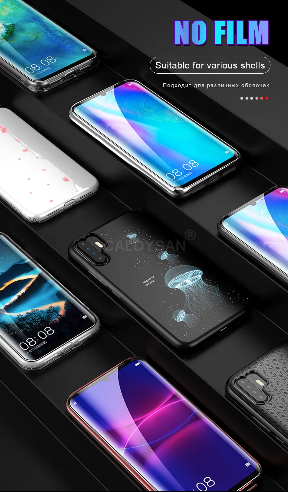 Защитное стекло 20D для huawei P20 Lite P30 Pro mate 10 20 P Smart, защитная пленка для экрана Honor 10 Lite