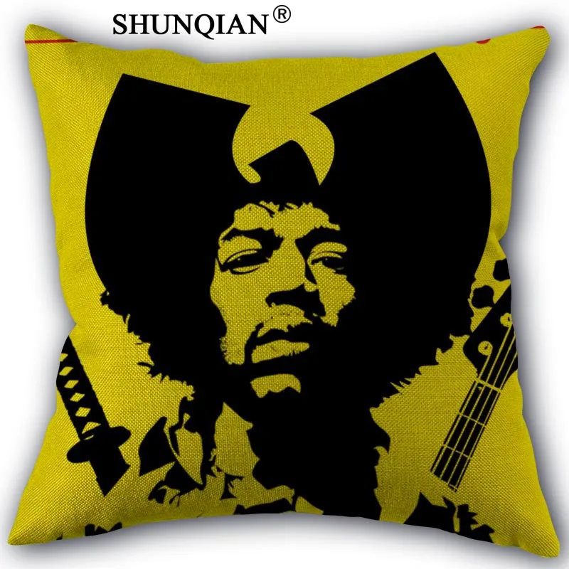 

Custom Pillow Cover Wu Tang HOT SALE Square Zipper Cotton Linen Pillow Cases 45X45cm Bedroom Home Office Decorative Pillowcase