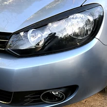 Для Volkswagen Golf 6 MK6 VI передние фары подводки для бровей АБС отделка