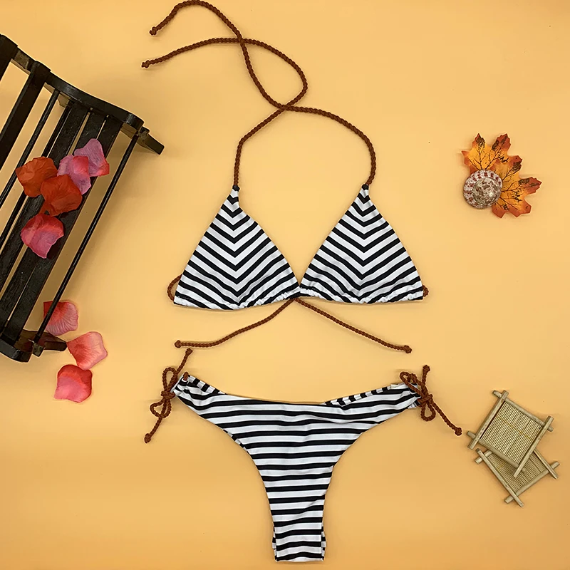 Сексуальное бикини 2019 комплект купальник Женская винтажная проволока свободный