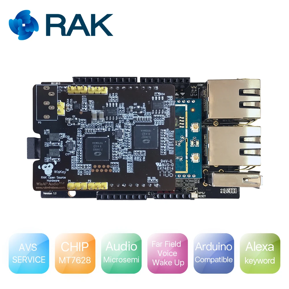 WisCore Open Source Hardware Module|built in Amazon Alexa Voice Service function|Compatible with Raspberry Pi/Arduino|Microsemi |