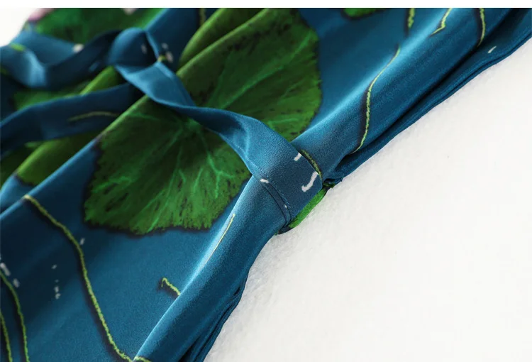 Для Женщин Шелковое Платье 100% шелковый креп Винтаж платья с принтом для женщин