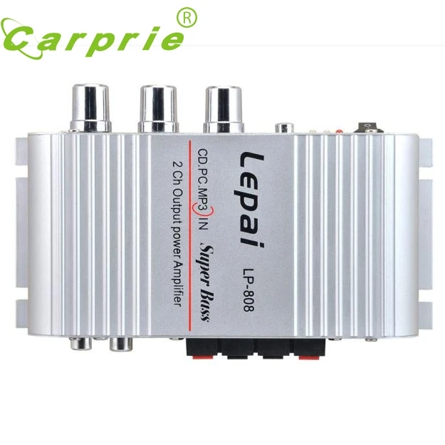 Новое поступление мини Hi-Fi стерео аудио усилитель 12V 20W X2 амплитудно-модулируемый сигнал усилитель для домашнего автомобиля SL
