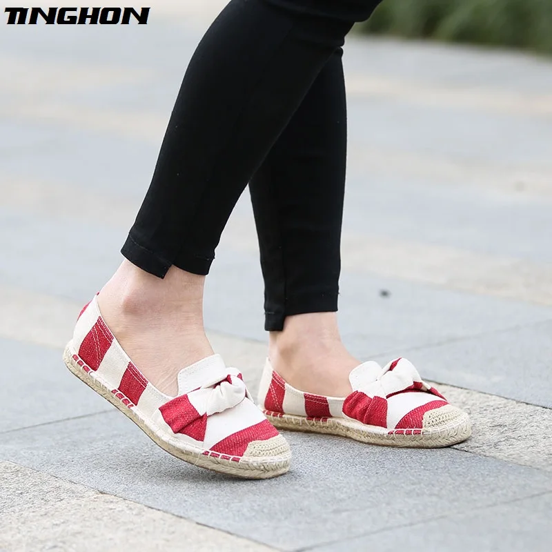 Эспадрильи в этническом стиле модная повседневная обувь на плоской подошве с