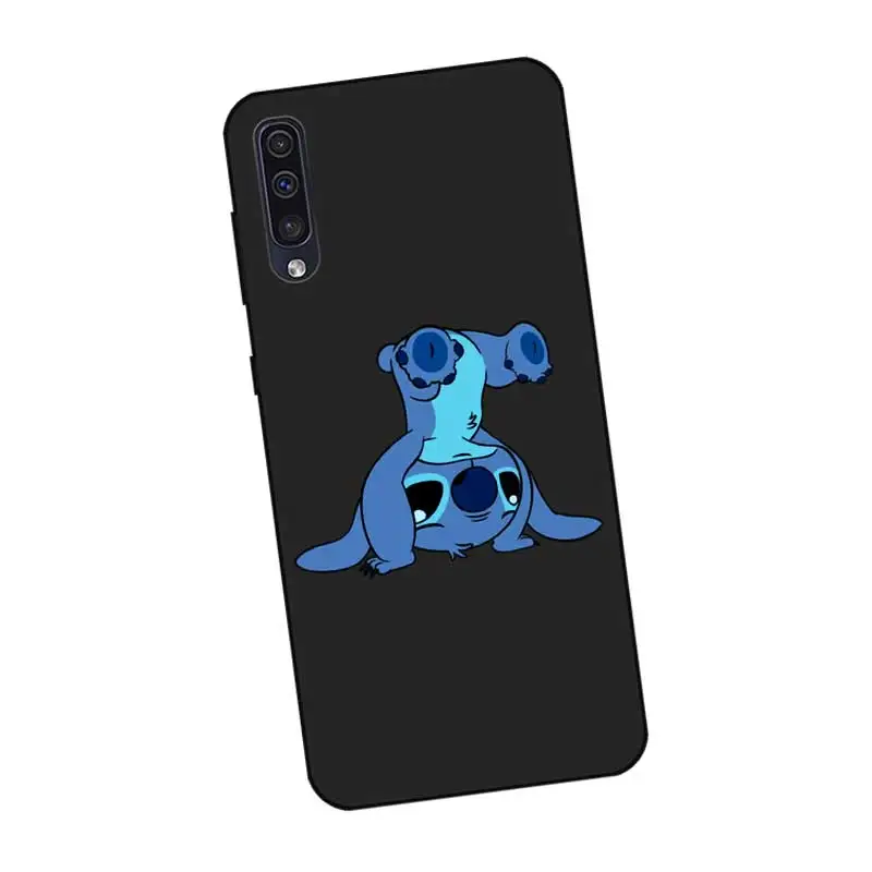 N418 стежка Черный силиконовый чехол для samsung Galaxy A2 Core A6 A7 A8 A9 A10 A30 A40 A50 A60 A70 A80 A90 5G A20E плюс
